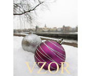 Vánoèní koule s Prahou