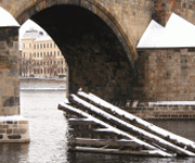 Vánoèní Karlùv most detail