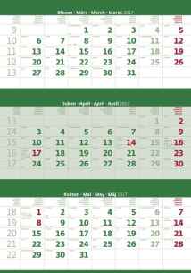 potisk firemní kalendáře