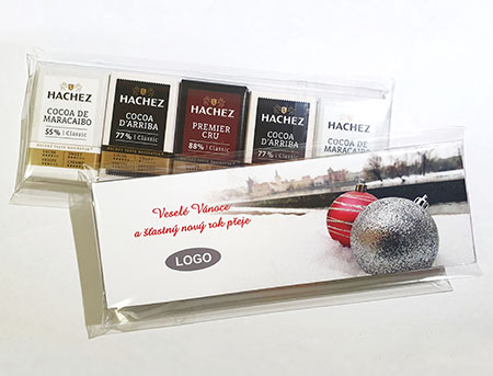    MIX mini èokolád Hachez nápady na firemní vánoèní dárky eshop