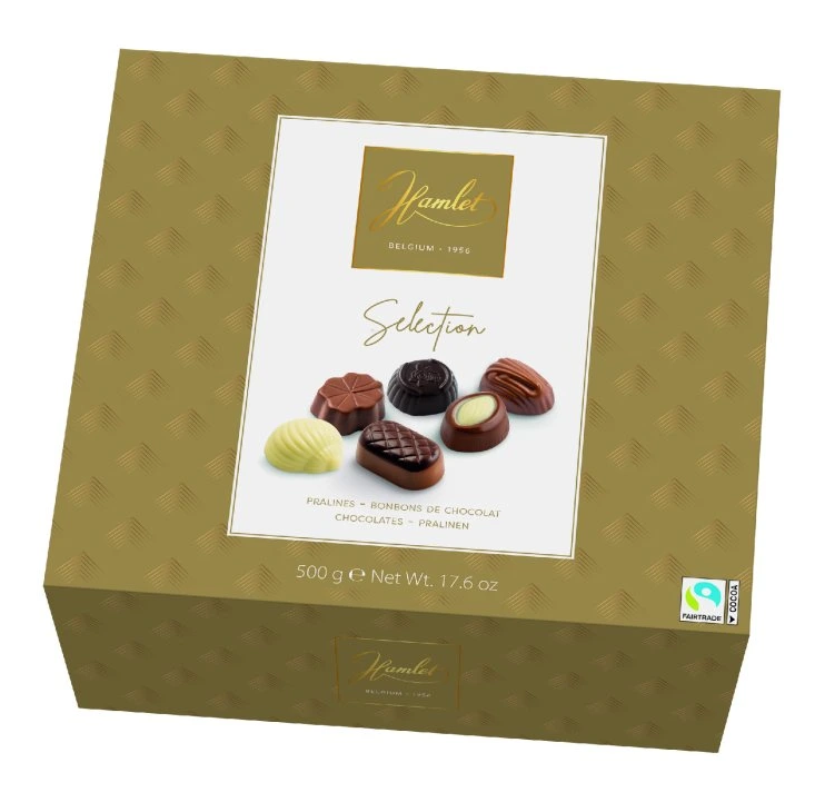 Screenshot 2026-03-20 at 08-29-52 Belgické pralinky Hamlet - Selection zlaté 500 G - Chocosky Shop